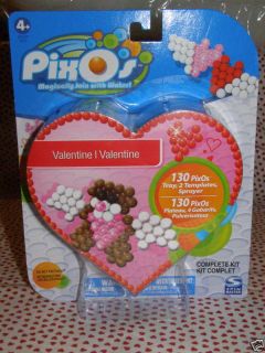 Pixos Valentine Kit with 130 Pieces and Templates NIP
