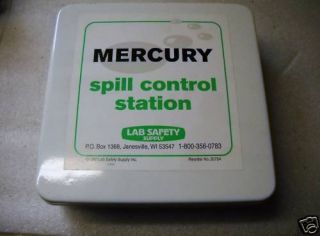 Mercury Spill Control Station Cleanup Kit 20754