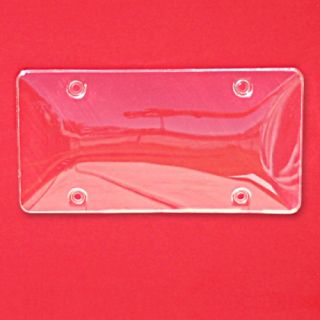 Clear Plastic License Plate Shield Cover Tag Protector