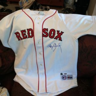 Roger Clemens Signed Red Sox Jersey Tristar