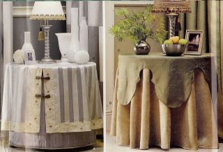 Christopher Lowell Table Covers Toppers Skirts Patterns