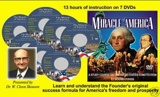 The Miracle of America Study Course by w Cleon Skousen