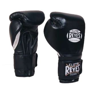 Cleto Reyes Extra Padded Gloves Boxing Fight Velcro Black