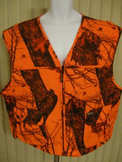 Remington 3XL Mens Hunting Vest Blaze Orange Mossy Oak Horizon Small