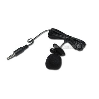 5mm hands free clip on mini lapel mic microphone msn