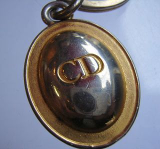 Vintage French Advertising Christian Dior Keychain Perfume