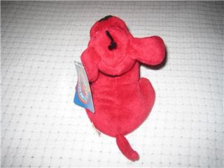CLIFFORD THE BIG RED DOG WITH TAGS Scholastic 6 Stuffed Animal FREE