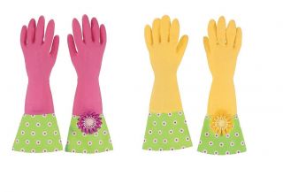 Boston Warehouse Kitchen Glamour Gloves   Cleaning Gloves