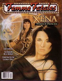 Femme Fatales 10 22 1999 Xena Cover by David Voigt
