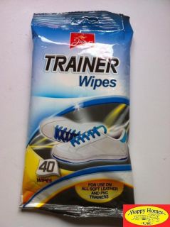 Trainer Sports Shoe Cleaning Wipes 40 Pack Free Post