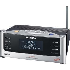 Sangean Wi Fi FM RDS Internet Clock Radio RCR8WF