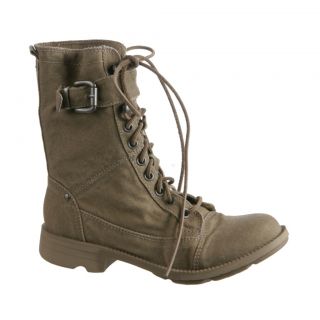 OTBT Clarksville Military Boots in Beige Womens New Various Sizes Free