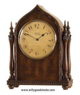  Ridgeway FORESTVILLE Quartz Gothic Mantel Clock Clocks Chimes chiming