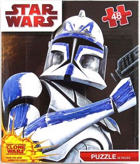 description star wars clone wars clone trooper 48pc puzzle box