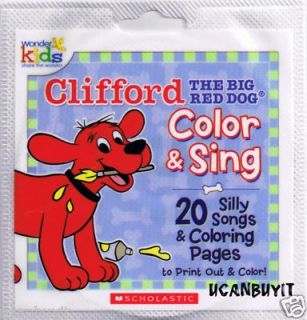Wonder Kids Top 20 Clifford Big Red Dog Silly Songs CD