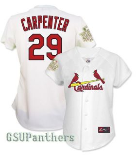 Chris Carpenter 2011 St Louis Cardinals World Series Home Womens