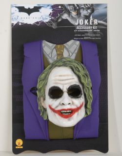 Batman The Dark Knight Childs The Joker Costume and Accessory Set