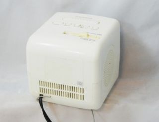 vintage sony dream machine white digicube cube clock radio icf c122