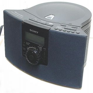 Sony ICF CD823 Alarm Clock Am FM Radio CD Player Perfect Mint