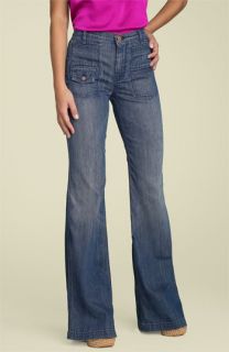 7 For All Mankind® Georgia Wide Leg Stretch Jeans (New Zealand Wash)