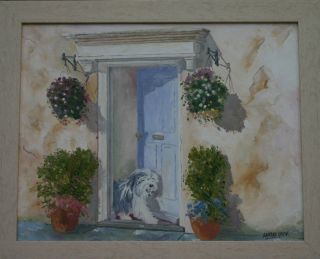 Collie Original Oil Painting No 2 by Sandra Coen Collectable