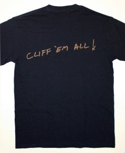 metallica cliff burton cliff em all new rare t shirt