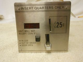 Coin Drop Acceptor With LED readout for coin op Front Load Washer