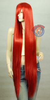 copper red extra long straight cosplay wig hd135