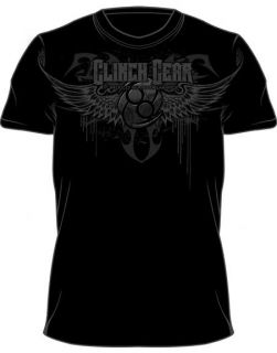 Clinch Gear Tribal Wings UFC Logo T Shirt MMA
