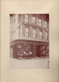 circa 1900 photograph john j cronin liquor store ny rare circa 1900