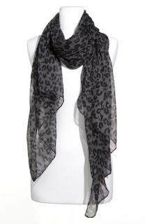 David & Young Leopard Print Scarf