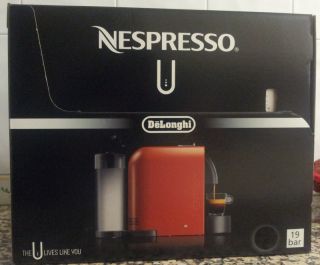 Nespresso Machine Coffee DeLonghi U Pure Black New New Model