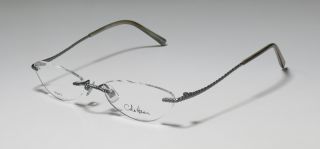 New Cole Haan 905 Green Rimless Designer Eyeglasses Glasses Frames