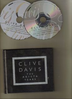 Clive Davis The Arista Years Promo 2 CD Set w Extensive Booklet