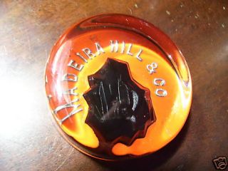 Old Painted Paperweight Advertising Madeira Hill Coal