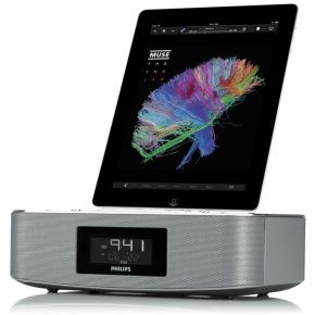 DC291 Raido Alarm Clock iPod iPhone iPad Aux  Android Aluminum
