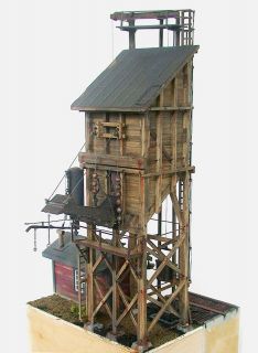 Built 25 ton coaling tower   master modeler built