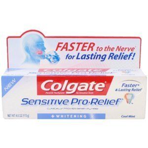 Lot of 5 Colgate Sensitive Pro Relief Whitening Toothpaste 4 0 oz Each
