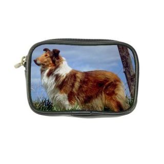 Collie Dog Puppy Puppies Leather Coin Purse Wallet Bags