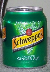 2008 USA Schweppes Caffeine Free Ginger Ale 8 oz 237ml Mini Size Full