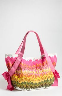 Juicy Couture Feather Canvas Bow Tote