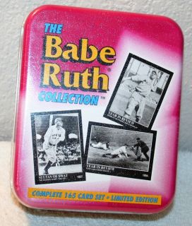 The Babe Ruth Collection Complete 165 Card Set Limited Edition Still