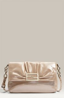 Fendi Mia Metallic Calfskin Flap Bag