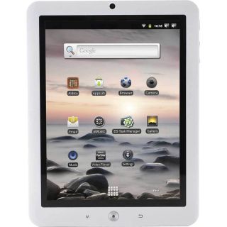 Coby 8 inch Kyros Touchscreen Internet Android Tablet White MID8125