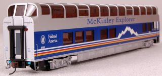 Bachmann HO Scale Train Full Dome Coach Car McKinley Explorer Knik