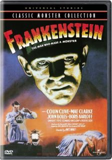 Frankenstein   Colin Clive / Boris Karloff   Classic Horror Suspense