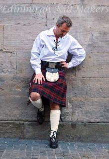 MacDonald Clan Tartan Kilt Scottish Kilts GB 8 Yard Kilts Good Quality