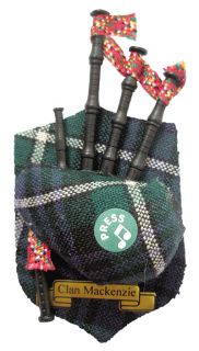 Great Gift Scotland Tartan Musical Clan Magnet Bagpipes Mackenzie
