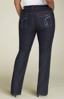 Calvin Klein Jeans Sequin Omega Stretch Jeans (Plus)