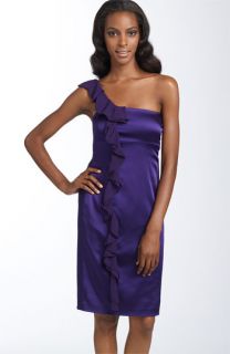 Suzi Chin for Maggy Boutique One Shoulder Satin Dress